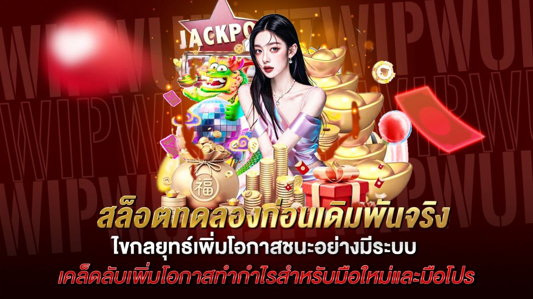 บทความ สล็อตทดลองก่อนเดิมพันจริง ไขกลยุทธ์เพิ่มโอกาสชนะอย่างมีระบบ